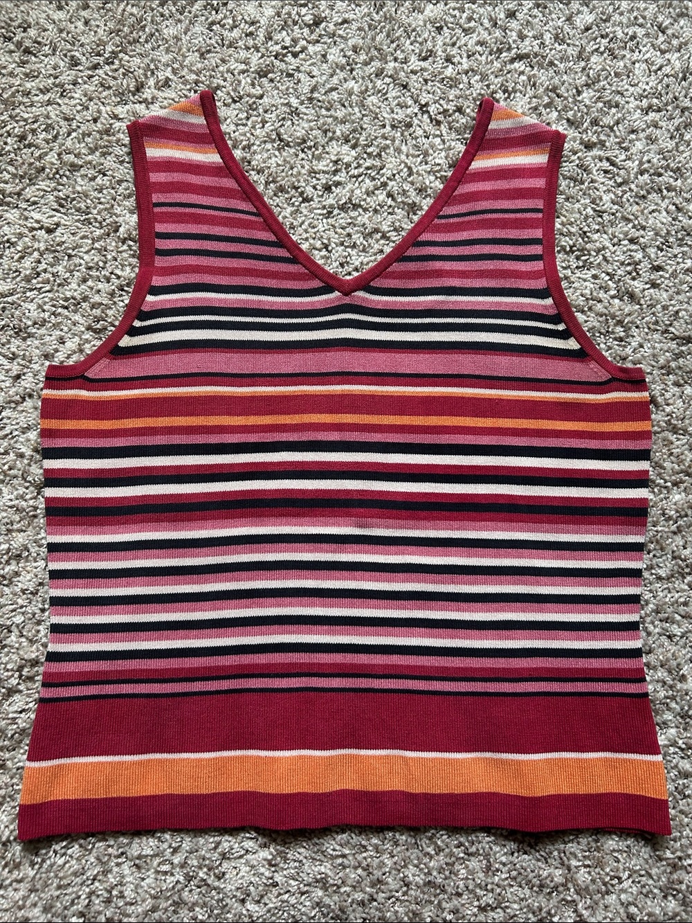 Striped tank top